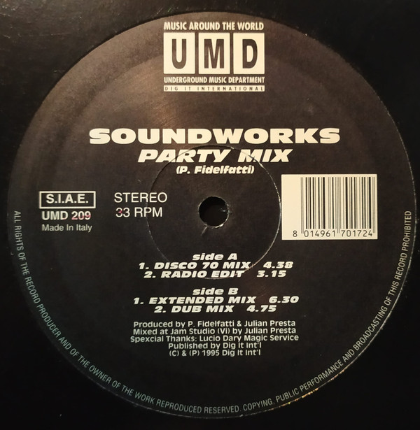 Soundworks - Party Mix | Underground Music Department (UMD) (UMD 209)