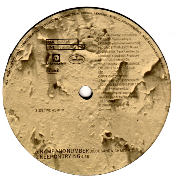 Curiosity Killed The Cat - Name & No. | Mercury (CATX 6) - 4