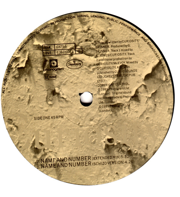 Curiosity Killed The Cat - Name & No. | Mercury (CATX 6) - 3