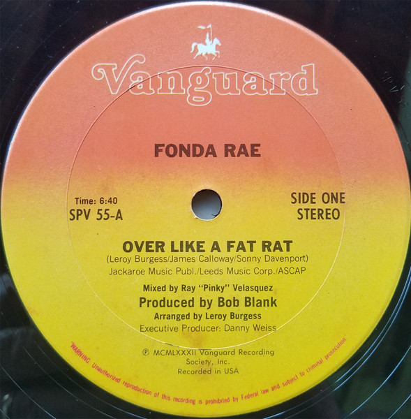Fonda Rae - Over Like A Fat Rat | Vanguard (SPV 55)