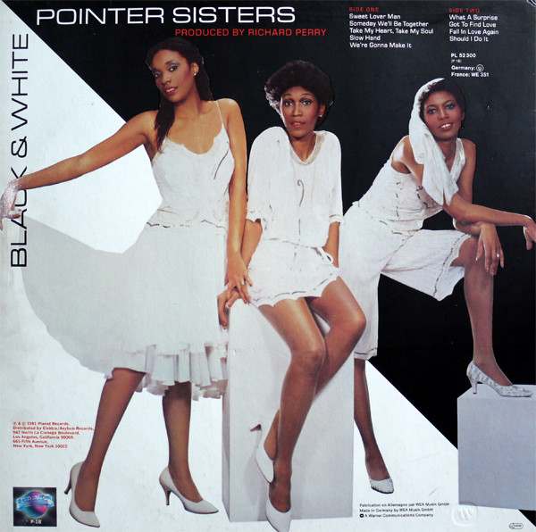 Pointer Sisters - Black & White | Planet (PL 52 300) - 2