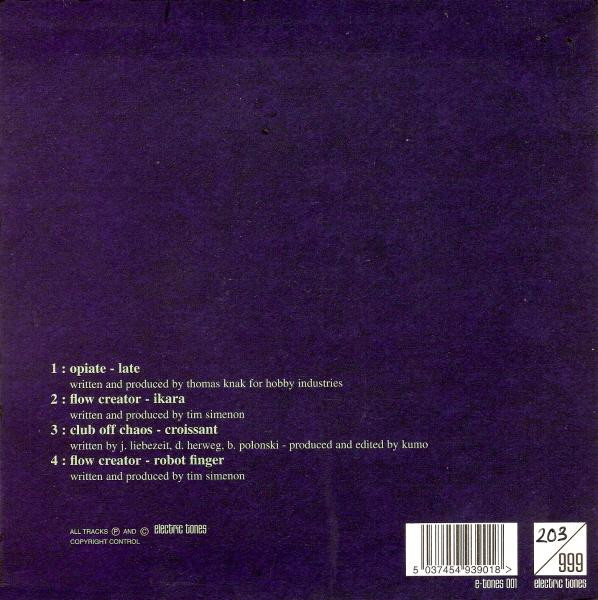 Various - Electric Tones : 1234 | Electric Tones (e-tones 001) - 2