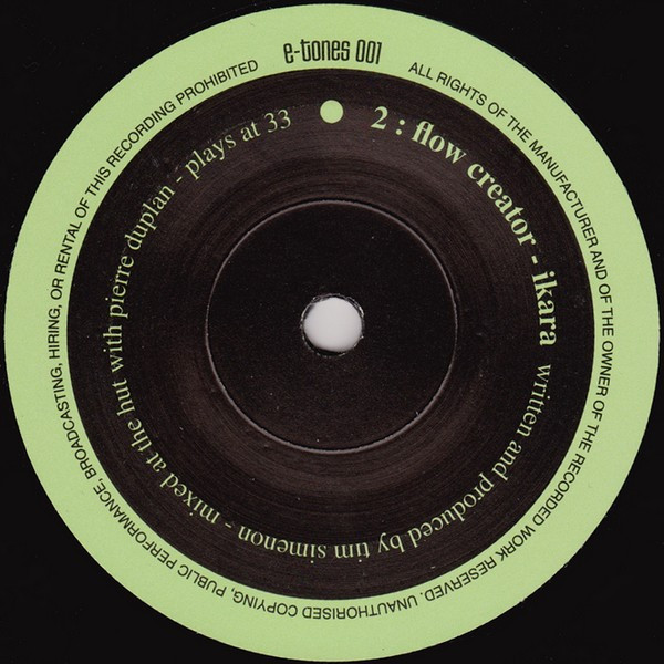 Various - Electric Tones : 1234 | Electric Tones (e-tones 001) - 4