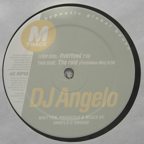 DJ Angelo - Overload | M-Track (MT019) - main