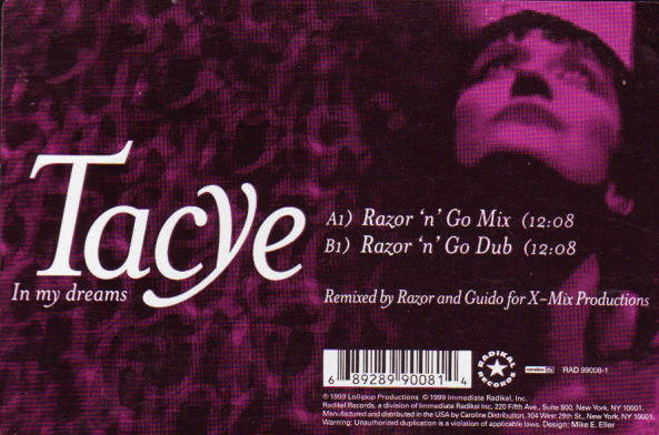 Tacye - In My Dreams | Radikal Records (RAD99008-1)