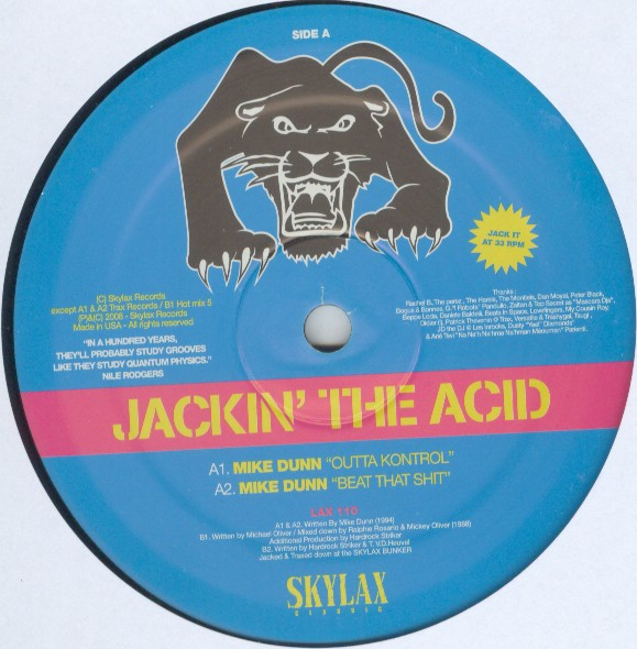 Various - Jackin' The Acid | Skylax (LAX 110) - main Various - Jackin' The Acid | Skylax (LAX 110) - main