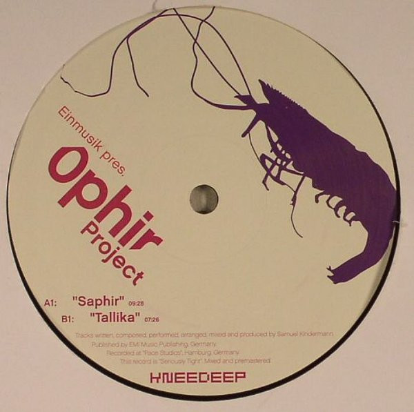Einmusik Pres. Ophir Project - Saphir | Kneedeep Recordings (KDR 14) - main