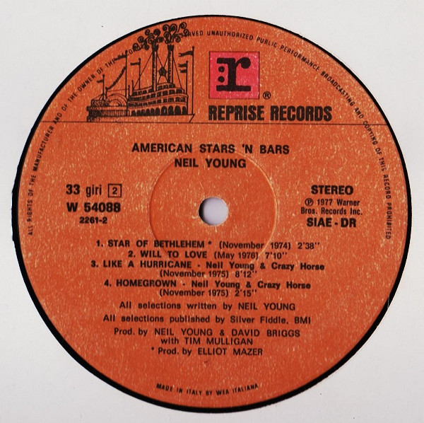 Neil Young - American Stars 'N Bars | Reprise Records (W 54088) - 4 Neil Young - American Stars 'N Bars | Reprise Records (W 54088) - 4
