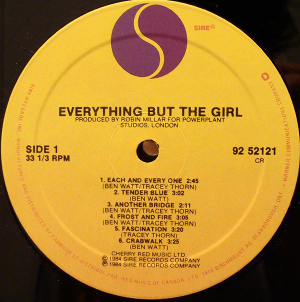 Everything But The Girl - Everything But The Girl [Vinyl] | Blanco Y Negro (92 52121) - 3