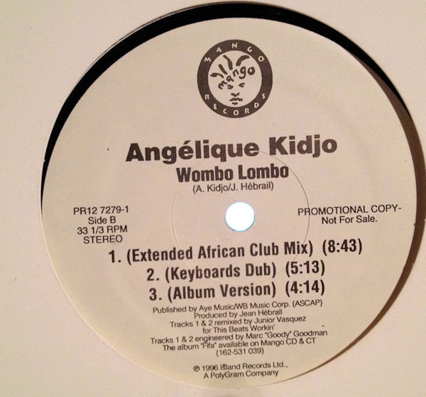 Angélique Kidjo - Wombo Lombo | Mango (PR12 7279-1) - main Angélique Kidjo - Wombo Lombo | Mango (PR12 7279-1) - main