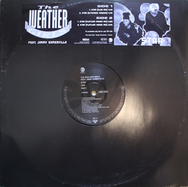 The Weather Girls Feat. Jimmy Somerville - Star | EastWest (PM 1549)
