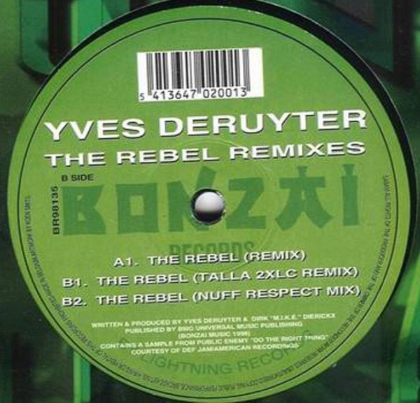 Yves Deruyter - The Rebel (1998 Remixes) | Bonzai Records (BR98135) - main