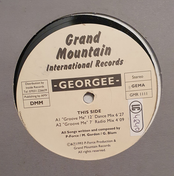 Georgee - Groove Me | Grand Mountain International Records (GMR 1111)