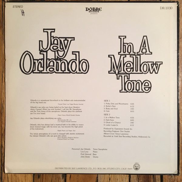 In A Mellow Tone