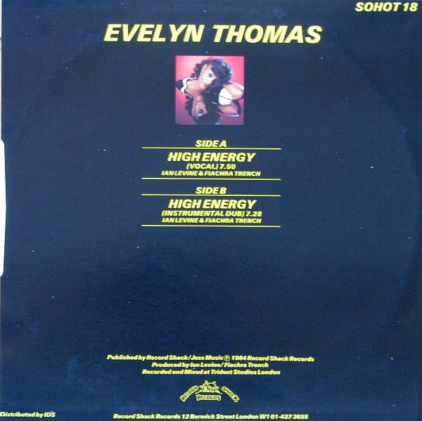 Evelyn Thomas - High-Energy | Record Shack Records (SOHOT 18) - 2 Evelyn Thomas - High-Energy | Record Shack Records (SOHOT 18) - 2