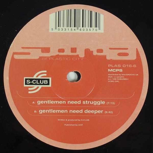 S-Club - Struggle Gentlemen | Plastic City Suburbia (PLAS 016-6)
