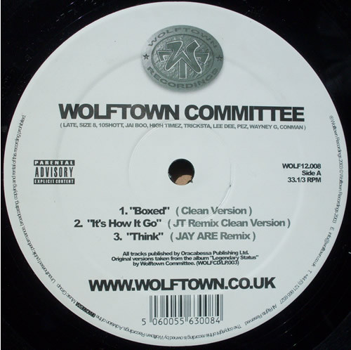 Wolftown Committee - Boxed | Wolftown Recordings (WOLF12.008) - main