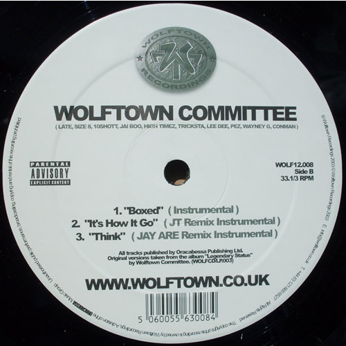 Wolftown Committee - Boxed | Wolftown Recordings (WOLF12.008) - 2