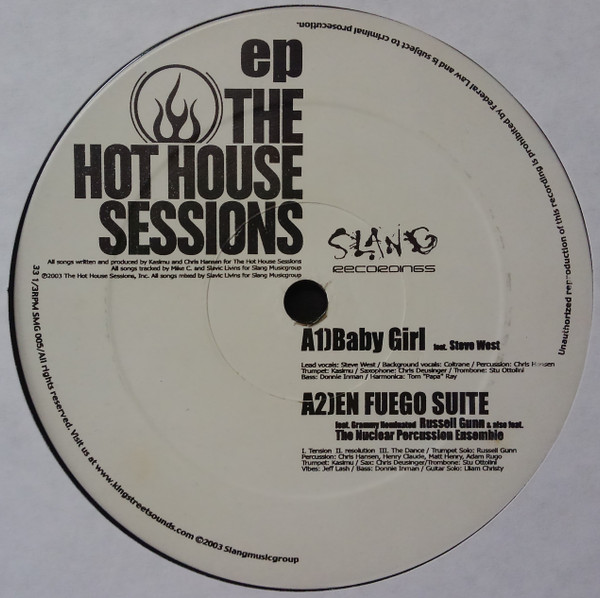 The Hot House Sessions - The Hot House Sessions EP | Slang Recordings (SMG 005) - 3 The Hot House Sessions - The Hot House Sessions EP | Slang Recordings (SMG 005) - 3