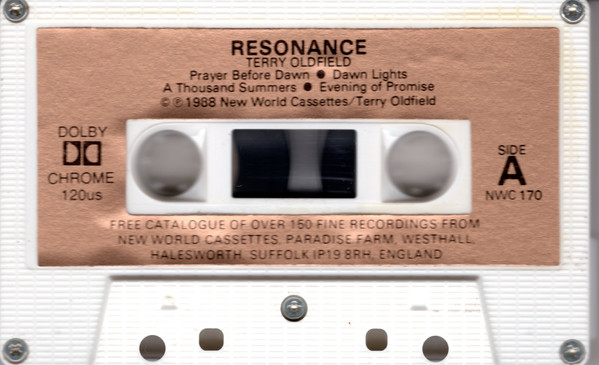 The Pan Pipes Of Terry Oldfield - Resonance | New World Cassettes (NWC 170) - 4 The Pan Pipes Of Terry Oldfield - Resonance | New World Cassettes (NWC 170) - 4