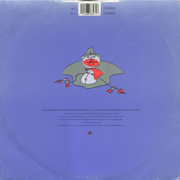 Jimmy Somerville - Mighty Real (Remix) | London Records (LONXR 249) - 2