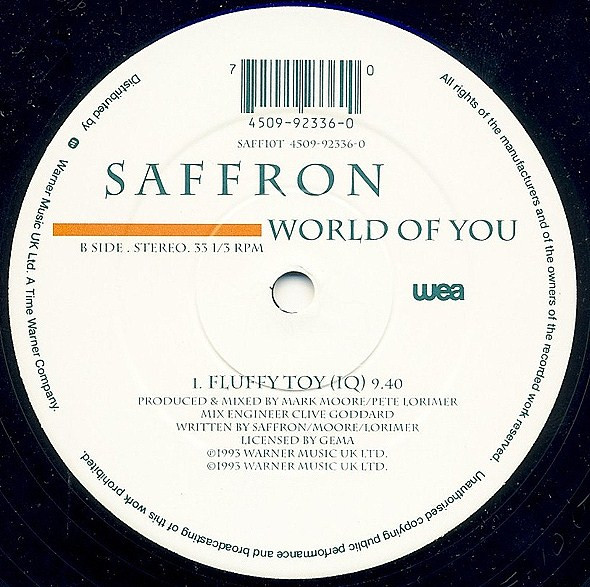 Saffron - World Of You | WEA (SAFF10T) - 4