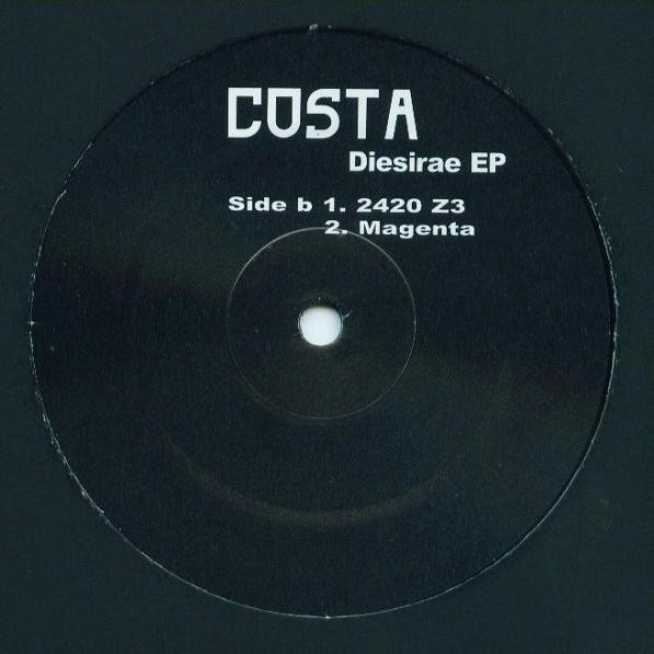 Costa - Diesirae EP | KK Traxx (KKT 037) - 2