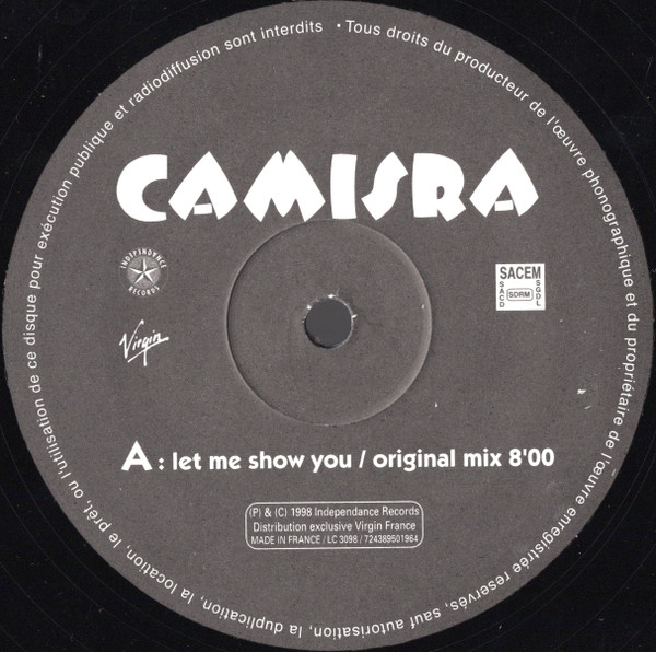 Camisra - Let Me Show You | Independance Records (8 95019 6) - 3 Camisra - Let Me Show You | Independance Records (8 95019 6) - 3