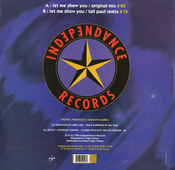 Camisra - Let Me Show You | Independance Records (8 95019 6) - 2 Camisra - Let Me Show You | Independance Records (8 95019 6) - 2