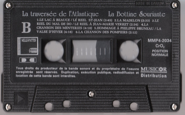 La Bottine Souriante - La Traversée De L'Atlantique | Mille-Pattes (MMP4-2034) - 4 La Bottine Souriante - La Traversée De L'Atlantique | Mille-Pattes (MMP4-2034) - 4