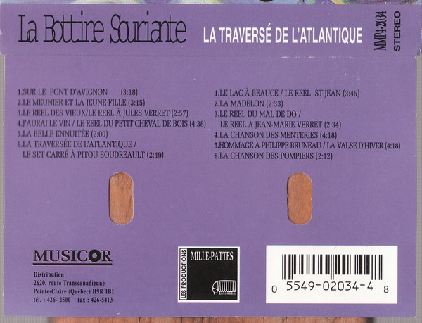 La Bottine Souriante - La Traversée De L'Atlantique | Mille-Pattes (MMP4-2034) - 2 La Bottine Souriante - La Traversée De L'Atlantique | Mille-Pattes (MMP4-2034) - 2