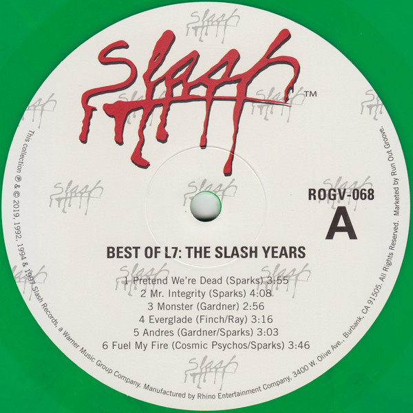L7 - Best Of The Slash Years | Run Out Groove (ROGV-068) - 3 L7 - Best Of The Slash Years | Run Out Groove (ROGV-068) - 3