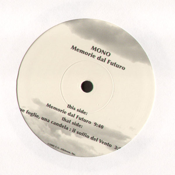 Mono - Memorie Dal Futuro | Vinyl Films (VR 20033) - 4