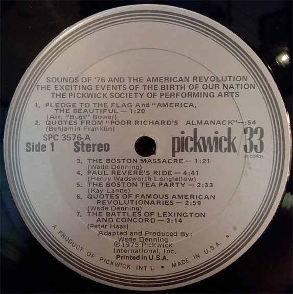 Sounds Of '76 And The American Revolution. The Exciting Events Of The Birth Of Our Nation