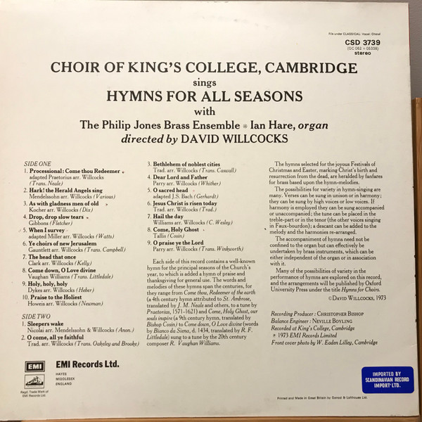 Hymns For All Seasons