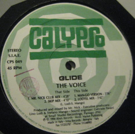 Glide - The Voice | Calypso Records (CPS 049)