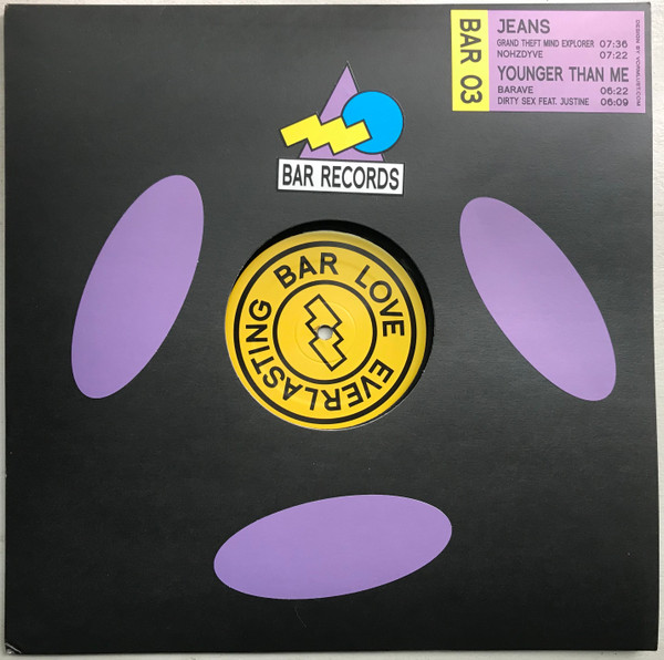 Jeans / Younger Than Me - BAR03  | Bar Records (BAR03)
