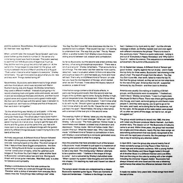 Buzzcocks - A Different Kind Of Tension | Domino (REWIGLP128) - 7 Buzzcocks - A Different Kind Of Tension | Domino (REWIGLP128) - 7