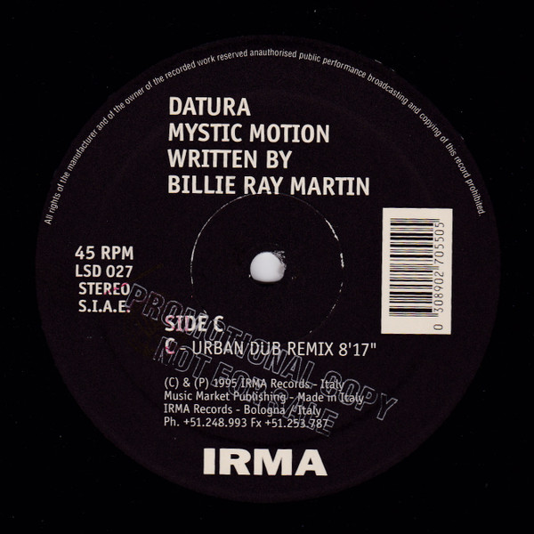 Datura - Mystic Motion | Irma (LSD 027)