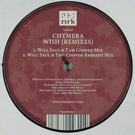 Chymera - Wish (Remixes) | NRK Sound Division (NRK134R)
