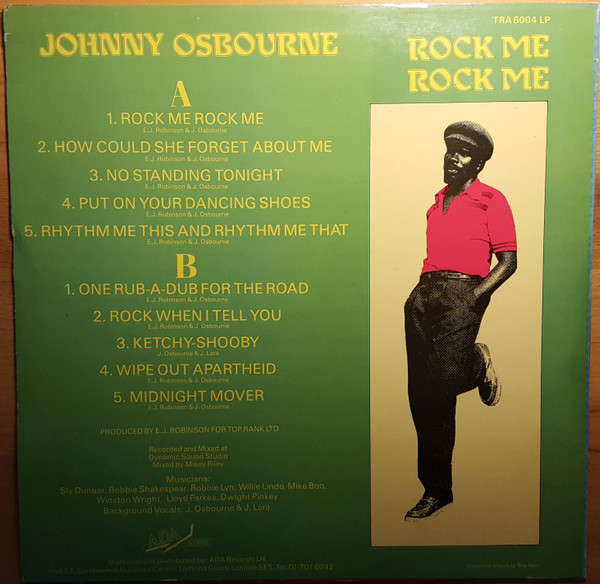 Johnny Osbourne - Rock Me Rock Me | Top Rank (TRALP 6004) - 2 Johnny Osbourne - Rock Me Rock Me | Top Rank (TRALP 6004) - 2