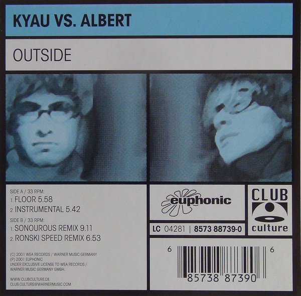 Kyau & Albert - Outside | Club Culture (8573 88739-0) - 4 Kyau & Albert - Outside | Club Culture (8573 88739-0) - 4