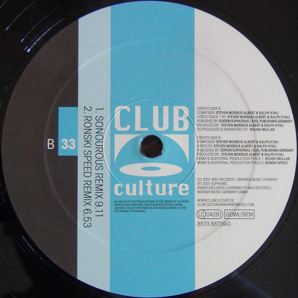 Kyau & Albert - Outside | Club Culture (8573 88739-0) - 3 Kyau & Albert - Outside | Club Culture (8573 88739-0) - 3