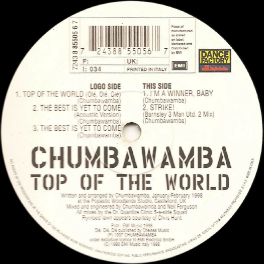 Chumbawamba - Top Of The World | Dance Factory (7243 8 85505 6 7) - 4