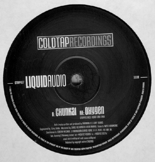 Liquid Audio - Chunkai / Oxygen | Coldtap Recordings (CTAP007) - main Liquid Audio - Chunkai / Oxygen | Coldtap Recordings (CTAP007) - main