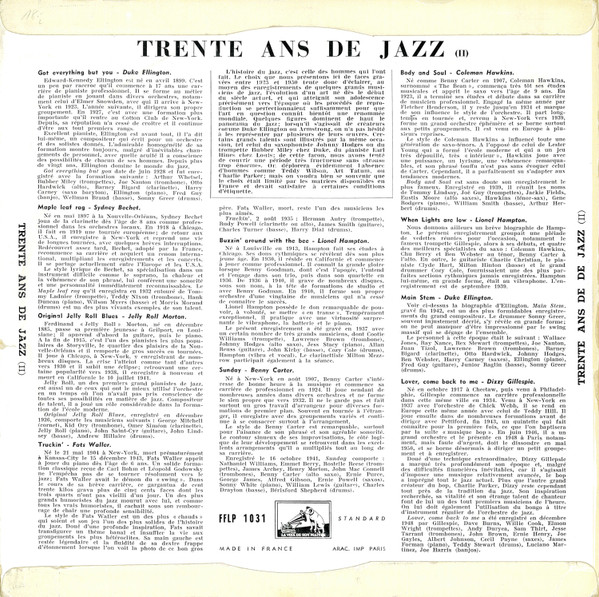 Various - 30 Ans De Jazz 2 | La Voix De Son Maître (FFLP 1031) - 2 Various - 30 Ans De Jazz 2 | La Voix De Son Maître (FFLP 1031) - 2