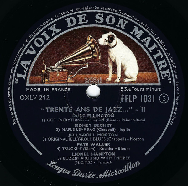 Various - 30 Ans De Jazz 2 | La Voix De Son Maître (FFLP 1031) - 3 Various - 30 Ans De Jazz 2 | La Voix De Son Maître (FFLP 1031) - 3