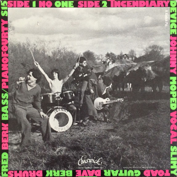 Johnny Moped - No One / Incendiary Device (7") [Vinyl] | Chiswick Records (S15) - 2