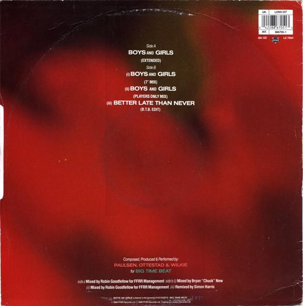 2 Brave - Boys And Girls | London Records (LONX 237) - 2