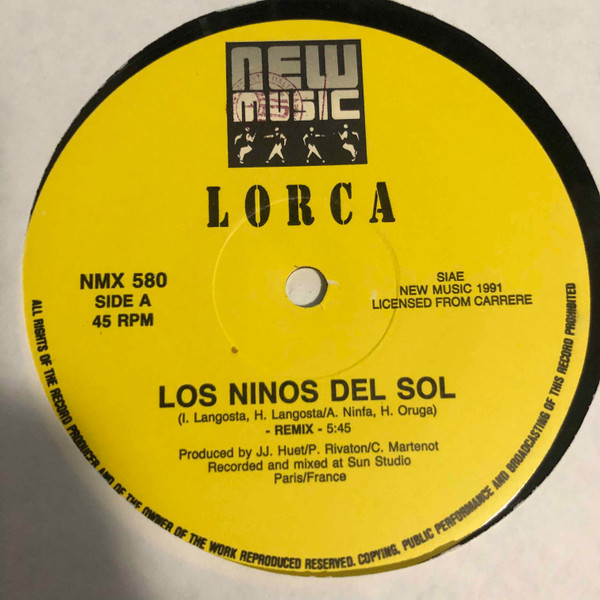 Lorca - Los Ninos Del Sol | New Music International (NMX  580) - 3